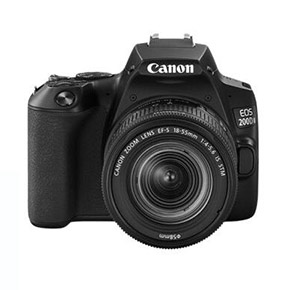 佳能（Canon）EOS 200D II 200D2 迷你单反相机 18-55标准变焦镜头套装 黑色