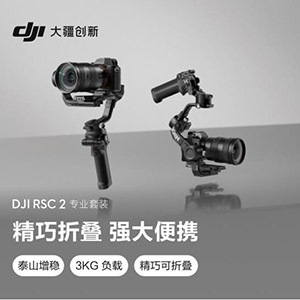 大疆 DJI RSC 2 专业套装 摄像机 单手持微单稳定器 专业防抖 云台稳定器 拍摄稳 DJI RSC 2 套装