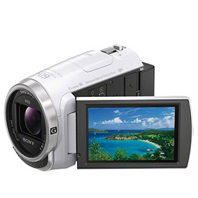 索尼（SONY）HDR-CX680 高清数码摄像机  家用DV/摄影/录像（白色）